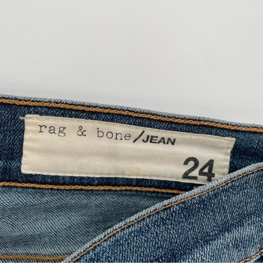 Rag & Bone Distressed Skinny Jeans - Picture 9 of 10
